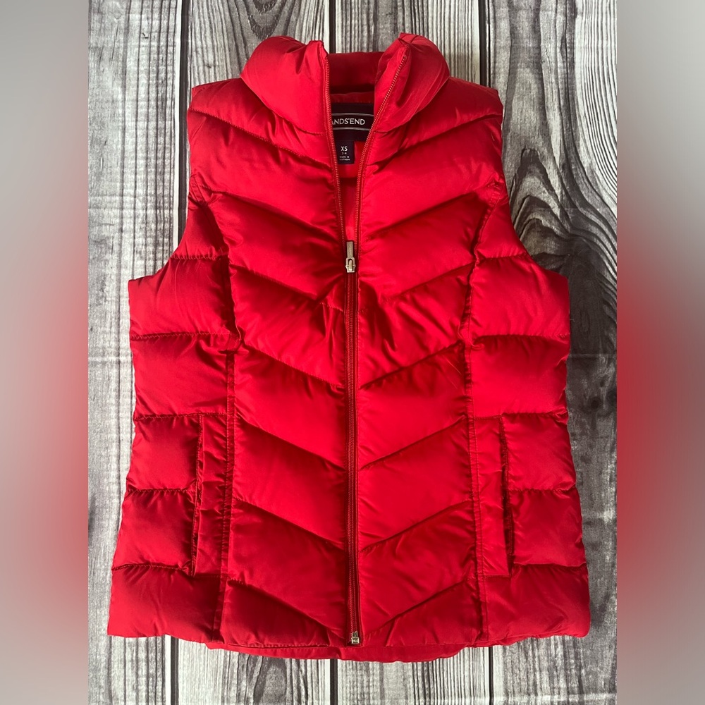 Women’s Lands’ End puffy vest, size XS